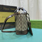 GG OPHIDIA MINI TOTE BAG BEIGE AND EBONY 22CM 811716 K9GSG 8358
