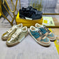 FD MATCH SNEAKERS BEIGE AND BLUE