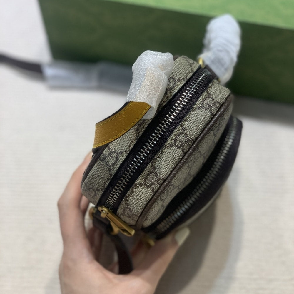 GG NEO   GG SUPREME SMALL CROSSBODY BEIGE 12CM