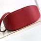 VO GARAVANI VLOGO MOON MEDIUM GRAINY HOBO BAG WITH CHAIN DARK RED 29CM 5W2B0N59JDK Y9Q