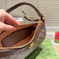 GG OPHIDIA SMALL SHOULDER BAG BEIGE AND DARK BROWN 24CM 735145 KAAAD 8358
