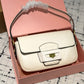 MIUMIU PENNY BAG CHALK WHITE 24CM 5BD270 ACRM F0002 V OOO