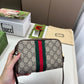 GG OPHIDIA MINI BAG BEIGE AND EBONY 17CM 517350 96IWS 8745