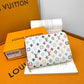 LV X MURAKAMI ZIPPY COIN PURSE WHITE 11CM