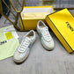 FD MATCH SUEDE LOW TOPS WHITE AND BROWN  8E8670ASB2F1RUX