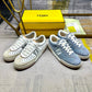 FD MATCH SUEDE LOW TOPS WHITE AND BROWN  8E8670ASB2F1RUX