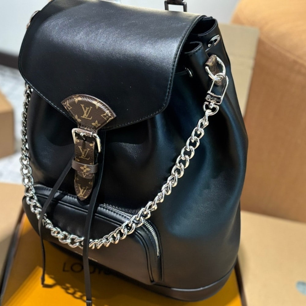 LV MONTSOURIS VIBE PM BACKPACK BLACK 31CM M12587