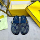 FD FEEL FF DENIM MULES BLUE 8R8448AKZPF1PZ7