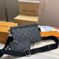 LV GASTON WEARABLE WALLET MONOGRAM ECLIPSE BLACK 21CM M81124