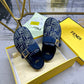 FD FEEL FF DENIM MULES BLUE 8R8448AKZPF1PZ7