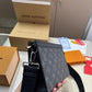 LV GASTON WEARABLE WALLET MONOGRAM ECLIPSE BLACK 21CM M81124