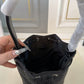 PR SATIN MINI BAG WITH CRYSTALS BLACK 15CM