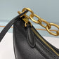 VO GARAVANI VLOGO MOON MEDIUM GRAINY HOBO BAG WITH CHAIN BLACK 29CM 4W0B0N59JDK 0NO