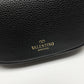 VO GARAVANI VLOGO MOON MEDIUM GRAINY HOBO BAG WITH CHAIN BLACK 29CM 4W0B0N59JDK 0NO