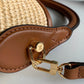 M59962 SAINT JACQUES Handbag Embroidery brown 24cm