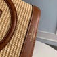 M59962 SAINT JACQUES Handbag Embroidery brown 24cm