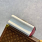 M50280 shoulder bag cross body bags maroon Leather rose gold