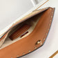 VO GARAVANI ROCKSTUD RAFFIA CLUTCH BAG IN BROWN 28CM
