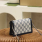 GC476432 shoulder bag Leather grey?black