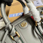 GC 715771 Exquisite MINI COWHIDE REAL LEATHER grey 22CM