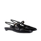 PR PATENT LEATHER SLINGBACK BALLERINAS BLACK 1F828N 069 F0002 F 015