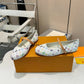 LV X TAKASHI MURAKAMI ROMY FLAT BALLERINA WHITE 1AGVFM