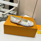 LV X TAKASHI MURAKAMI ROMY FLAT BALLERINA WHITE 1AGVFM