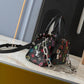 LV X TAKASHI MURAKAMI ONTHEGO EAST WEST CHAIN BLACK 25CM M13260
