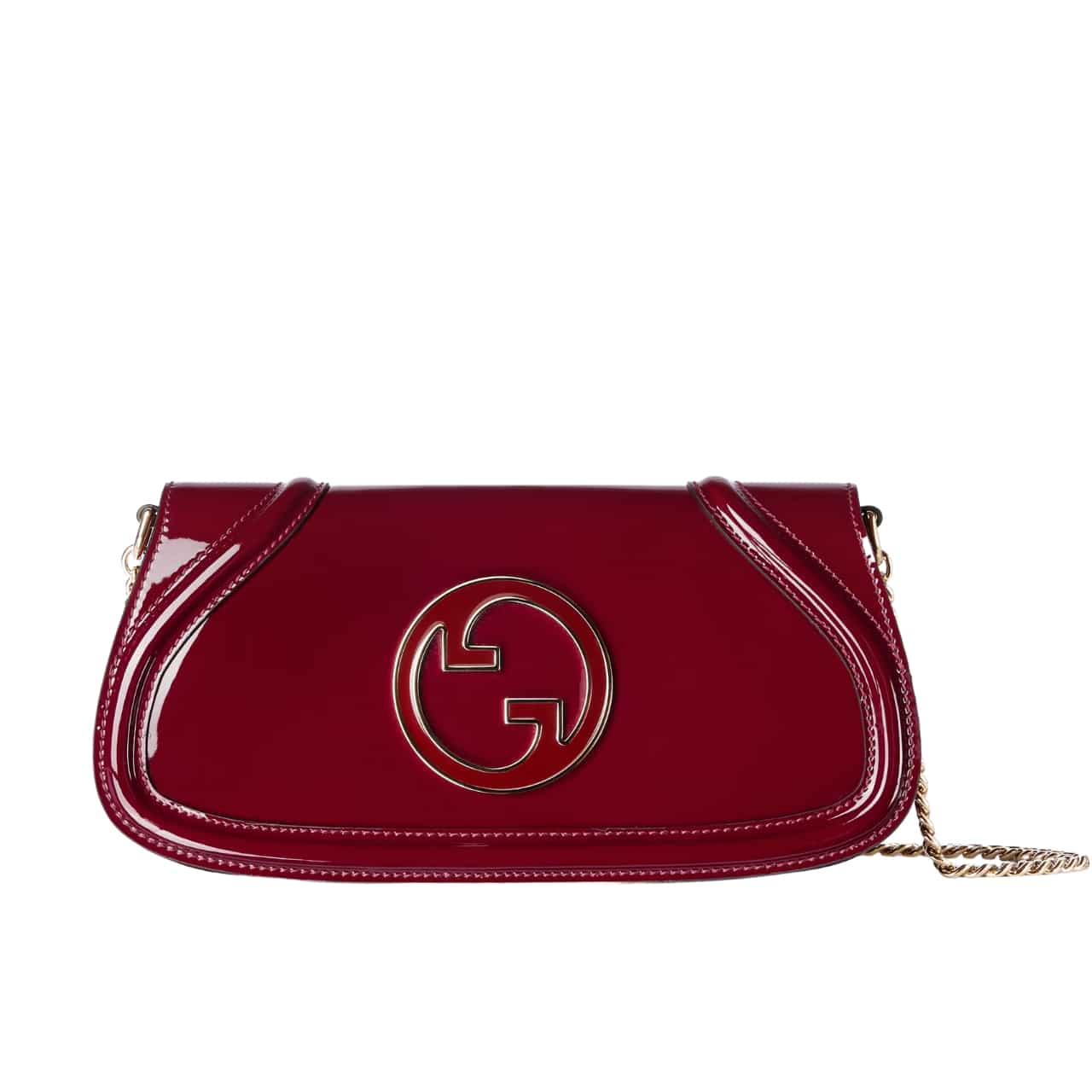 GG BLONDIE SMALL SHOULDER BAG ROSSO ANCORA RED 29CM 814952 AAEEY 6207