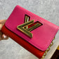 M50280 shoulder bag cross body bags maroon Leather rose gold