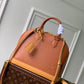 M91611 ALMA PM Full Leather brown handbag