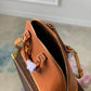 M91611 ALMA PM Full Leather brown handbag