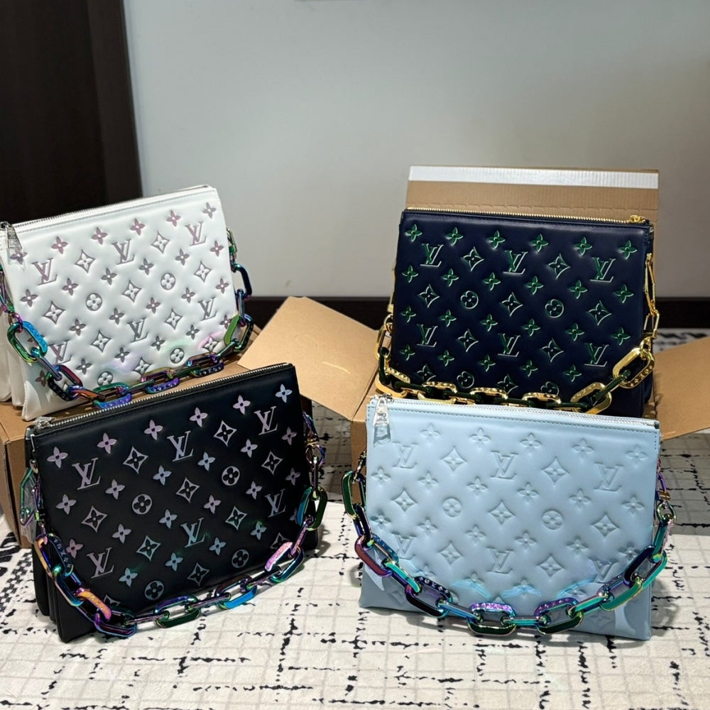 LV COUSSIN PM DARK NAVY 26CM M23505