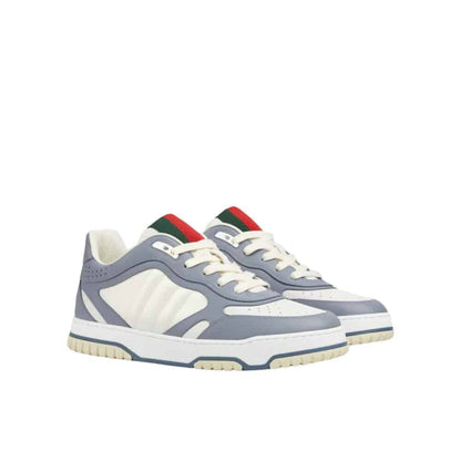 GG MEN'S GG RE WEB SNEAKER WHITE AND GREY 786186 AADJ9 1645
