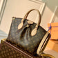 M45986 BOETIE PM Monogram Real Leather Trim Brown