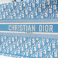 DIR1286 Book Tote blue BIG Handbag 36.5cm 41.5cm Embroidery LOGO blue