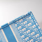 DIR1286 Book Tote blue BIG Handbag 36.5cm 41.5cm Embroidery LOGO blue