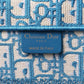 DIR1286 Book Tote blue BIG Handbag 36.5cm 41.5cm Embroidery LOGO blue