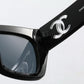 CC CAT EYE SUNGLASSES ACETATE AND NYLON BLACK