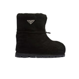 PD SHEARLING BOOTIES BLACK 1U258N 173 F0002  F ZF20