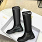 DD D RACER BOOT CALFSKIN BLACK KDI781VEA S17X