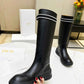 DD D RACER BOOT CALFSKIN BLACK KDI781VEA S17X