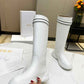 DD D RACER BOOT CALFSKIN WHITE