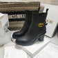 DD 30 MONTAIGNE HEELED ANKLE BOOT BLACK SUPPLE CALFSKIN KCI950VSO S900