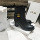 DD 30 MONTAIGNE HEELED ANKLE BOOT BLACK SUPPLE CALFSKIN KCI950VSO S900