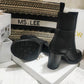 DD 30 MONTAIGNE HEELED ANKLE BOOT BLACK SUPPLE CALFSKIN KCI950VSO S900