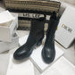 DD 30 MONTAIGNE HEELED ANKLE BOOT BLACK SUPPLE CALFSKIN KCI950VSO S900