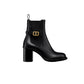 DD 30 MONTAIGNE HEELED ANKLE BOOT BLACK SUPPLE CALFSKIN KCI950VSO S900