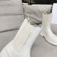 DD TRIAL ANKLE BOOTS LEATHER WHITE