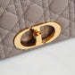 DIR 2023 Caro nude real leather sling shoulder bag